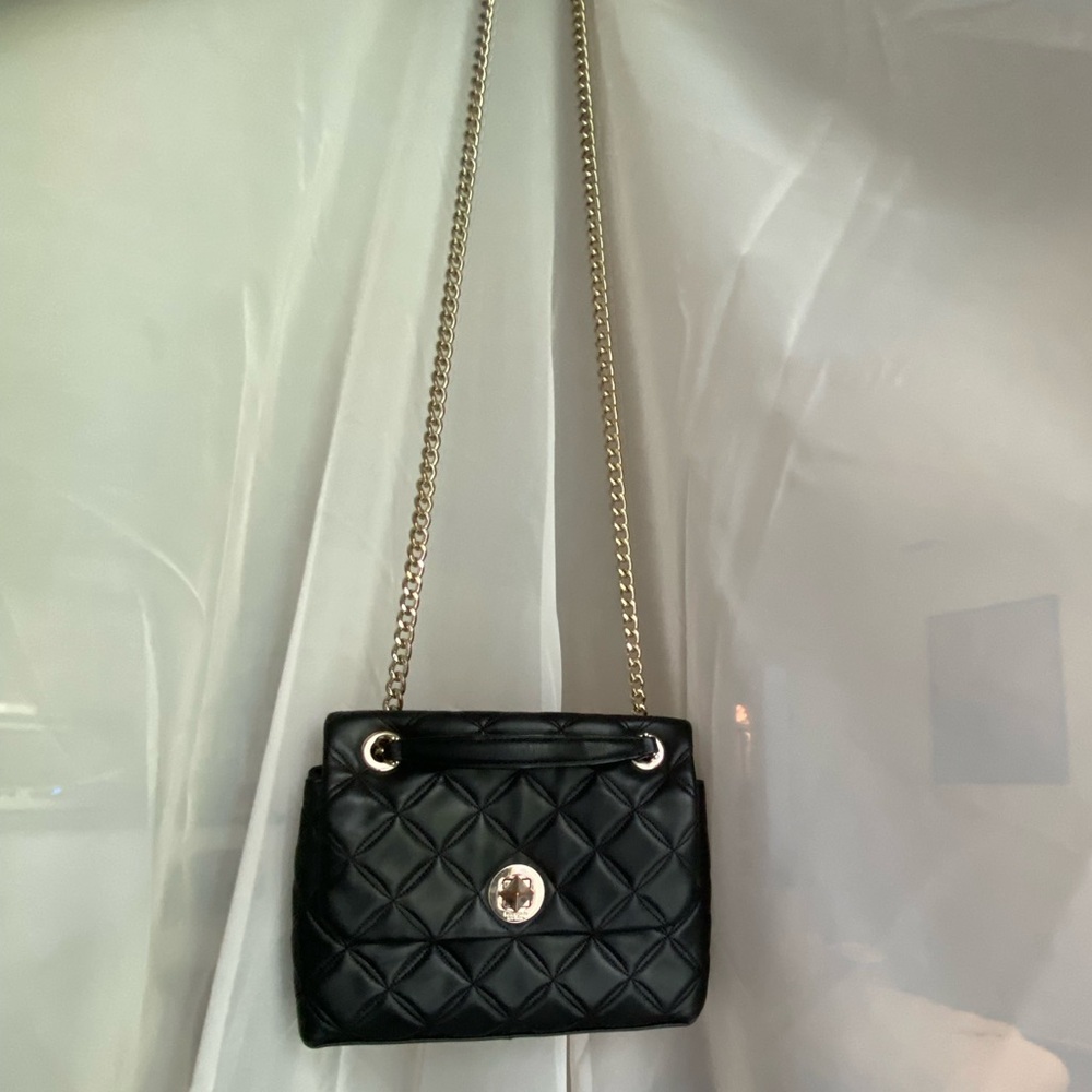 Kate Spade Black Quilted Crossbody